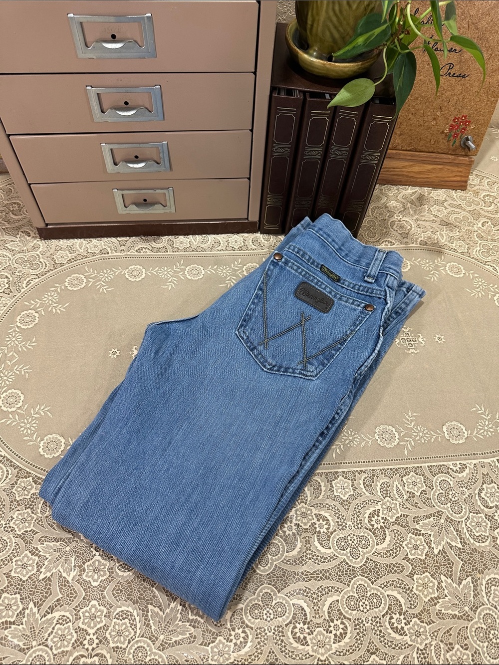 Wrangler Retro Boot Cut Light Blue Kids Size 16